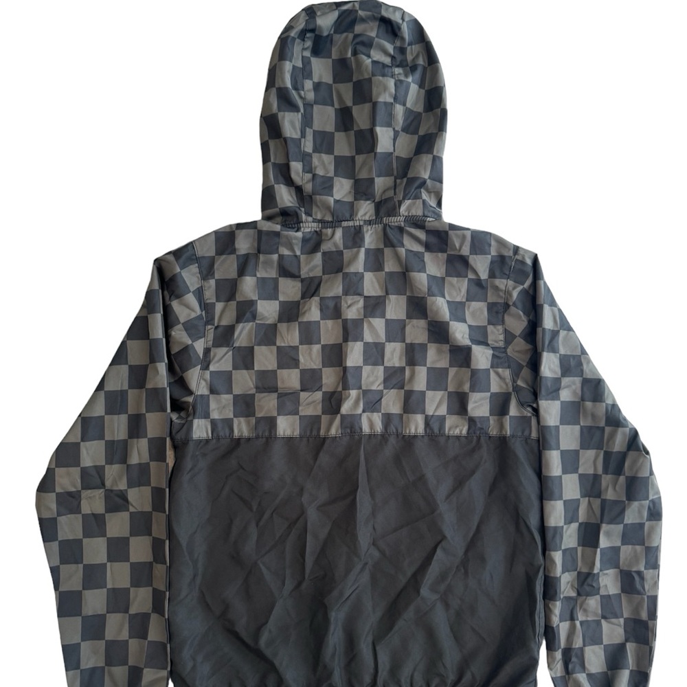 Big Boys stylish Independent Black and Gray Windbreaker / Raincoat Jacket - Picture 2 of 2